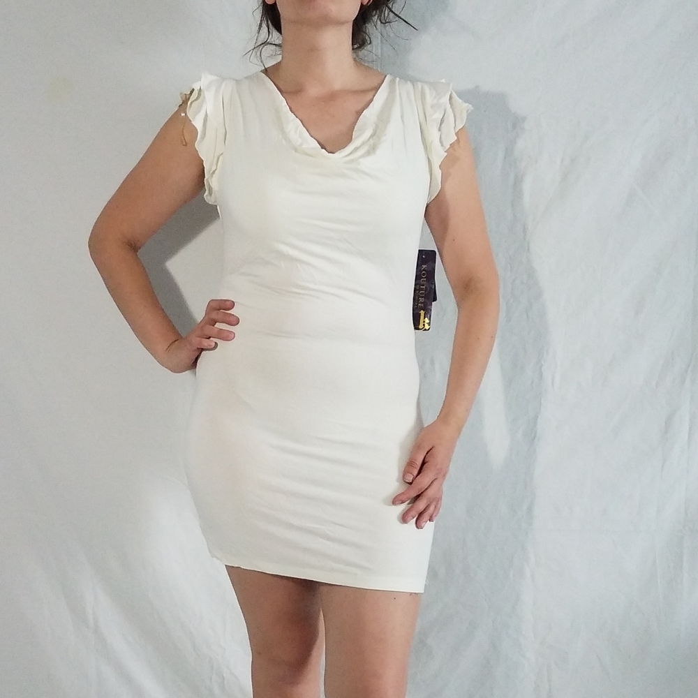 Beautiful woman's stretchy top